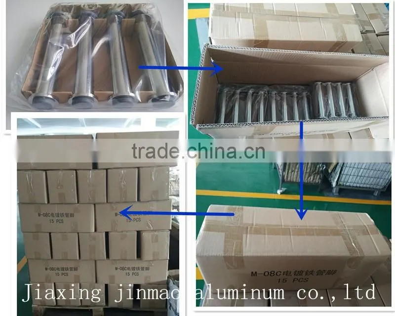 High quality solid aluminum shape extrusion sofa legs