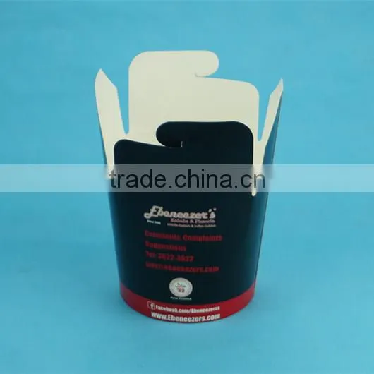 32oz Disposable Custom Printed For Food Paper Box