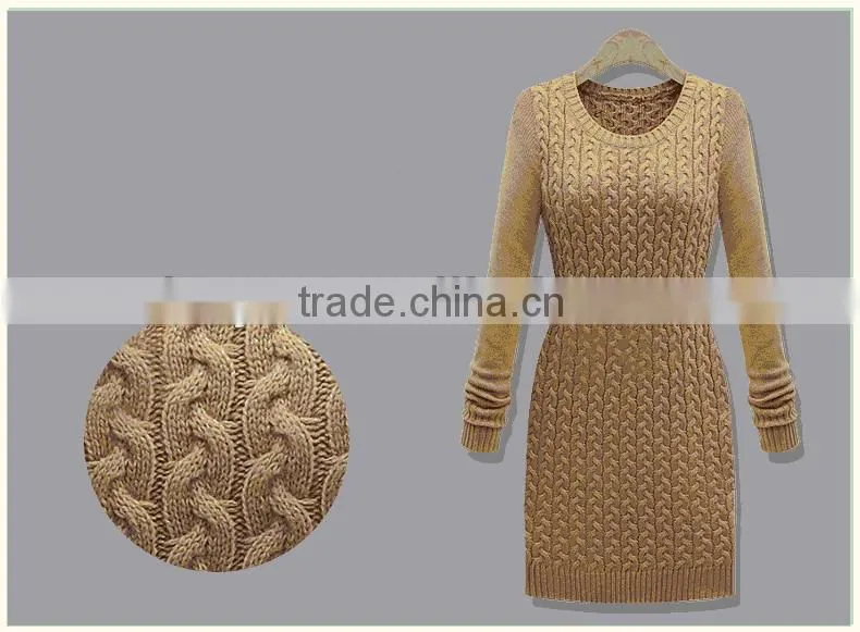 lady's cable knitting sweater