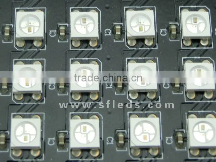 P10 flexible LED matrix display panel ws2812/ws2812B/sk6812/APA102