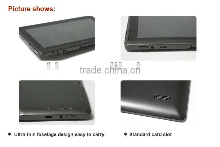 2013 Cheapest Tablet Pc Android 4.0 Via Wm8850 With Wifi,Camera
