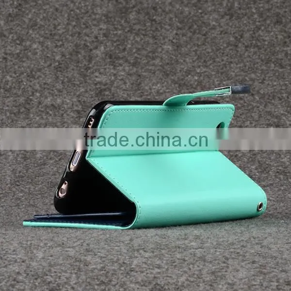 C&T Canvas Diary Denim Material Wallet Case Stand Flip Cover TPU Casing for Samsung Galaxy Note 7