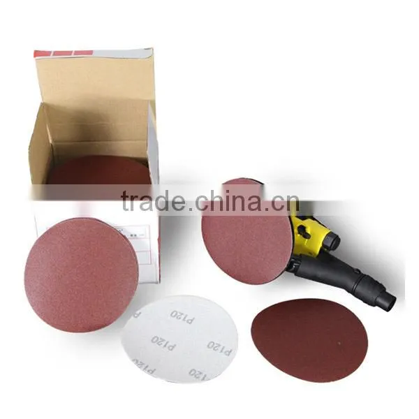 Factory Price Aluminum Oxide Round hook loop Sanding Discs