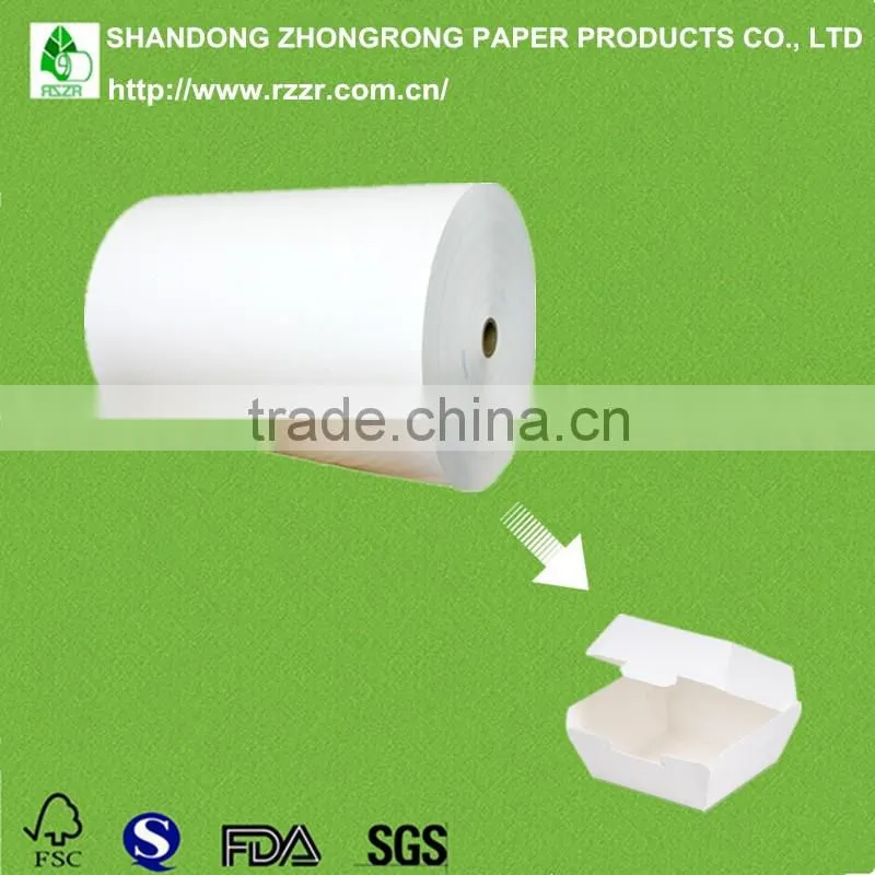 PE coated duplex board for box