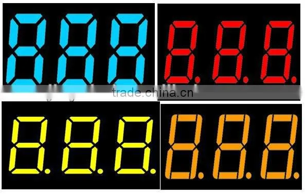 rs232 led digit display 888 led digit display