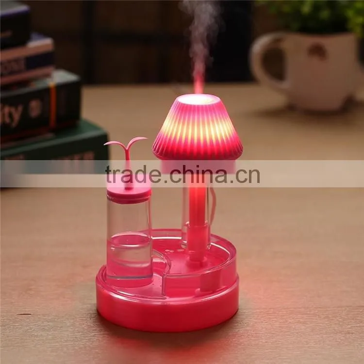 New design plasric light lamp diffuser electric aroma air humidifier lamp diffuser lamp