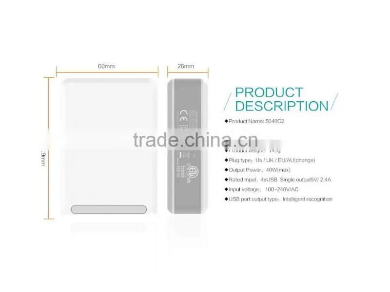 plug adapter wall adapters usb device charger on the go usb adapter 2016 TRUSDA New arrival universal fst charger