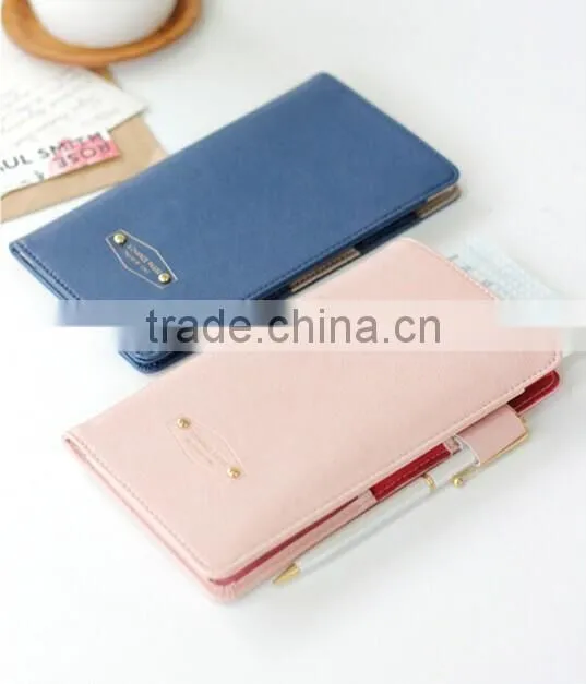Delicate passport holder with multi-function pocket,leather passport cover with button closed,Beautifully made travel wallet