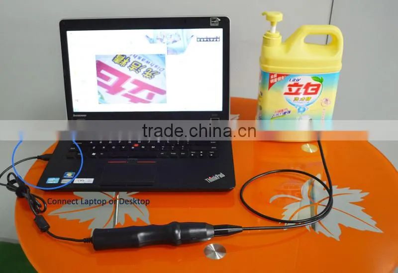 Inspecting pipeline eigine portable flexible endoscope