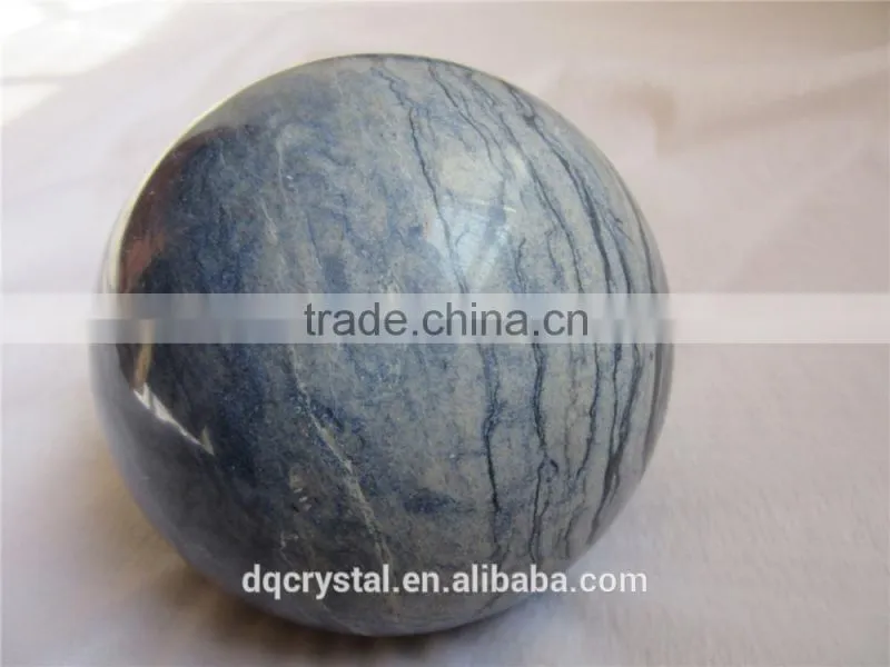 2015 new arrival factory direct rough blue aventurine stone ball for Healing