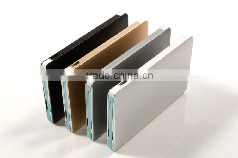 2016 3000mah shenzhen factory ultra slim credit card power bank