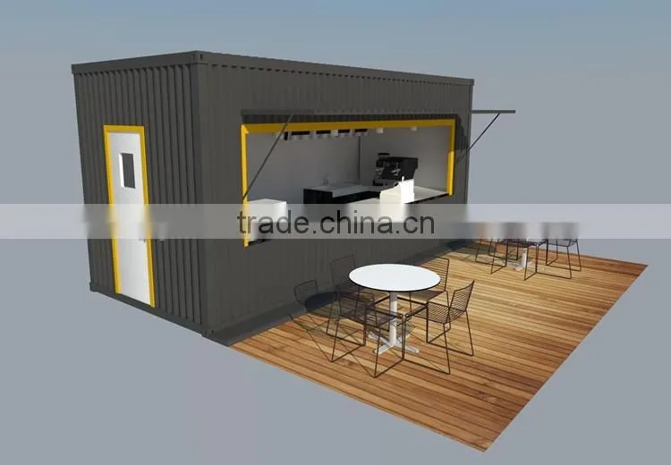 New Creative Containers Mobile Shops Selling Food Book Coffee Beer Soft Drinks Container Shop