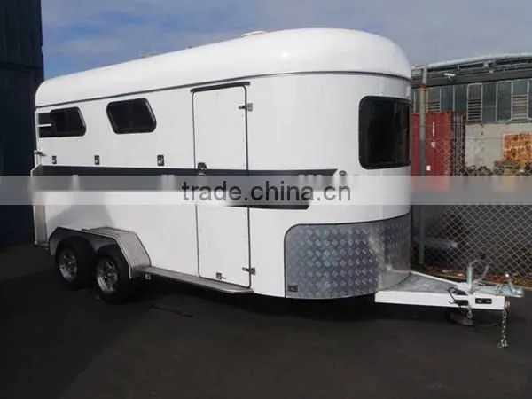 2 horse floats china (angle load or straight load)