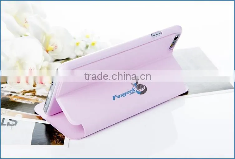 2015 New Arrival Fashion design high quality microfiber Leather phone case for iphone 6 4.7 inch ,for case iphone 5 leather