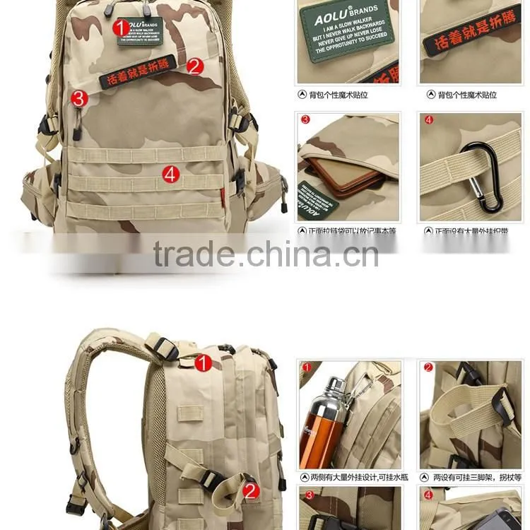 High Quality Snow Camo Outdoor Backpack Tactical Military Backpack