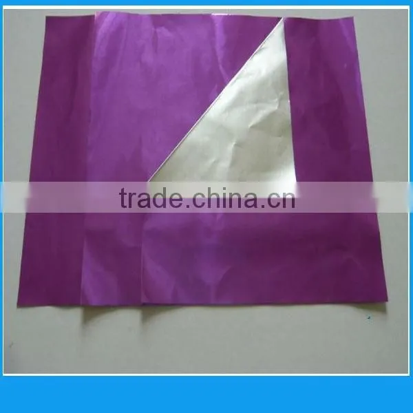 Soft Temper and Coated Treatment aluminum foil for chocolate wrapping