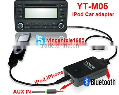 Car audio iPhone/iPod/iTouch MP3 music kit>>Bluetooth Function extension
