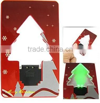 christmas mini pocket LED card light