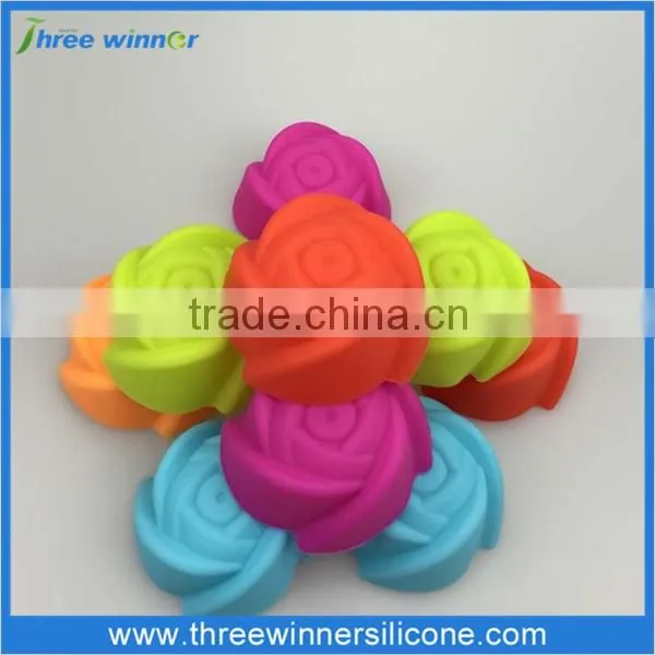 Wholesale cake mould silicone rose cake mold