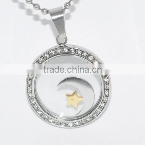 floating locket pendant