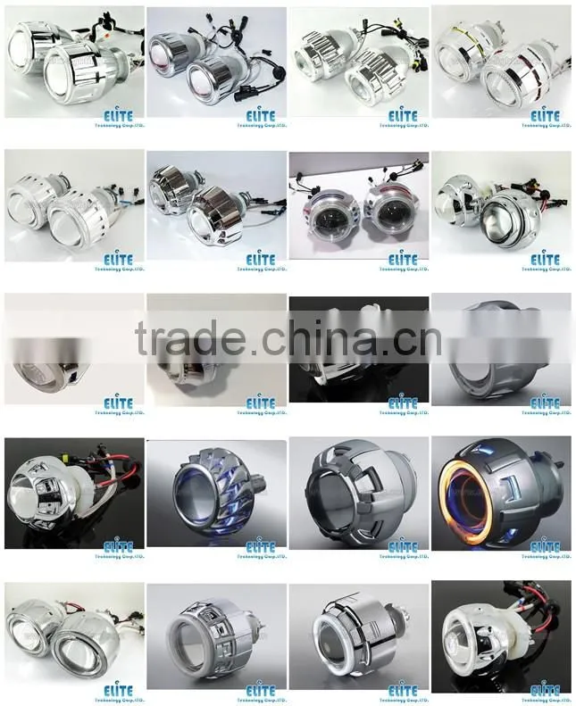 2.5HQC Aluminum alloy motorcycle hid projector headlights