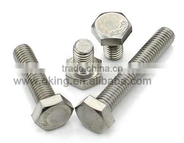 Staniless steel hex bolt m60 support OEM