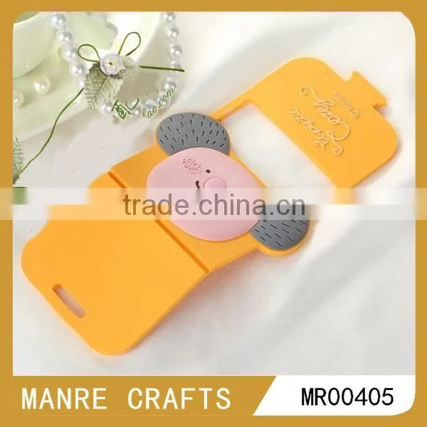 cute kitty carton 3d soft pvc multiple mobile phone holder