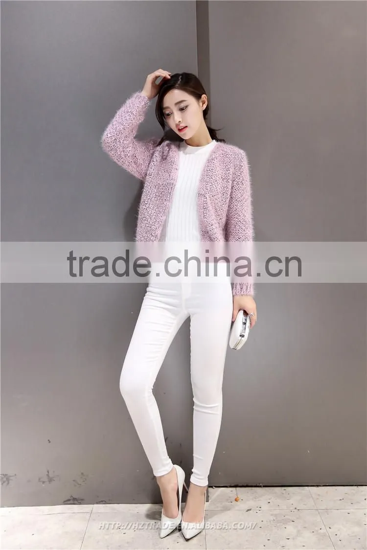 Colorful Slim Fit Handmade Knit Wool Sweater Designs