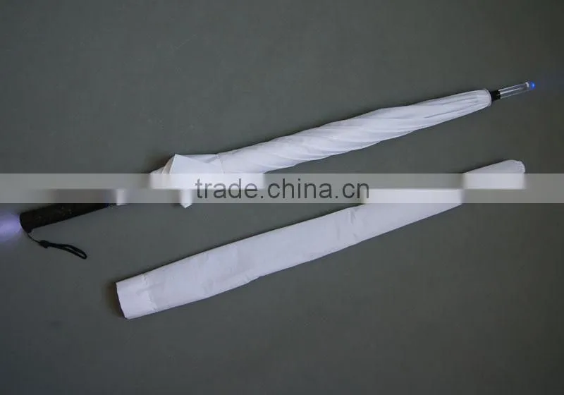 Power umbrella light glow in the dark umbrella LED