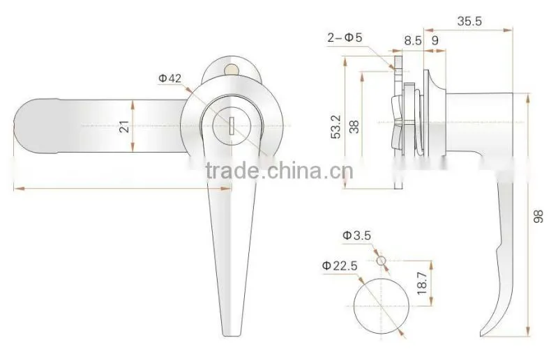 sliding door lock with OEM service