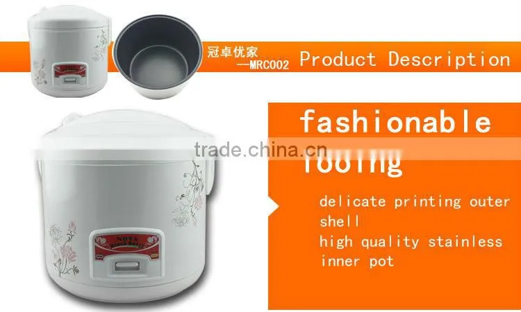 good quality hot sale cooking appliances rice cooker MRC002 1.8L rice cooker