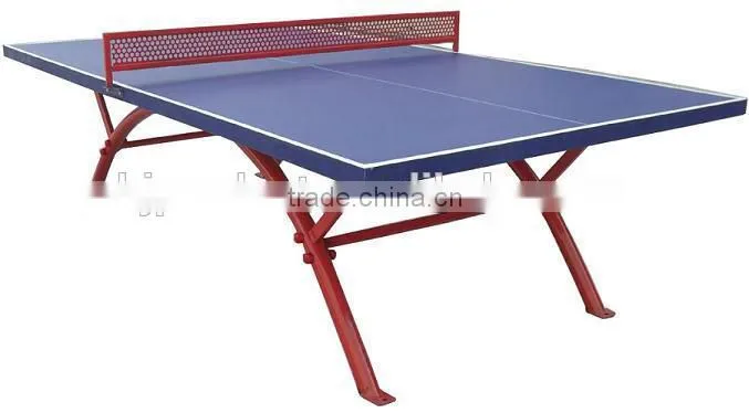 New technology SMC outdoor rainbow leg table tennis table rain proof pingpong table for sale