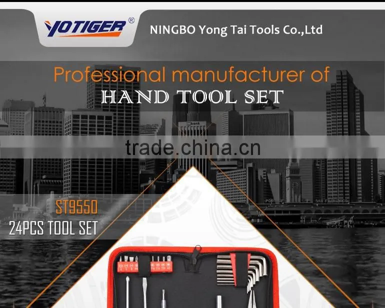 24pcs Promotional Hand Tool Bag Kit Set