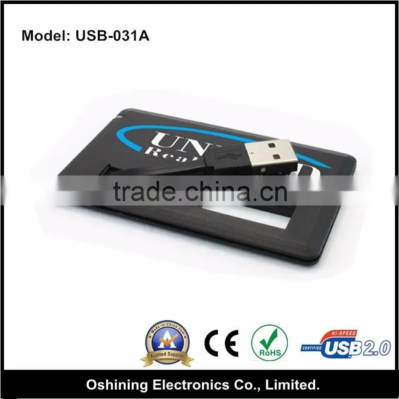 Free sample money card , hot sale business card usb thumb drive Flash external hard drive 4G 8G 16G 32G (USB-031)