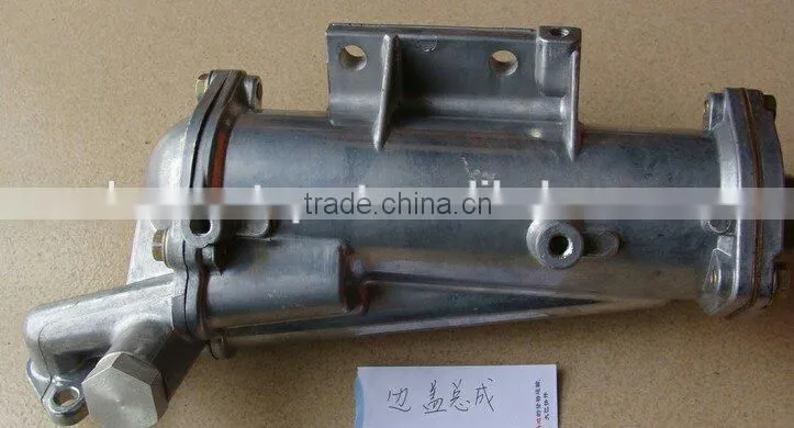 PE6 excavator engine parts of hydraulic oil cooler core for KOBELCO & UD diesel
