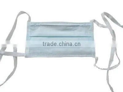 3-ply tie-on face mask