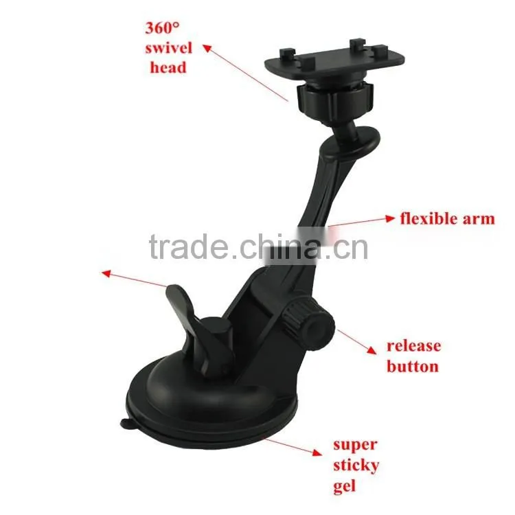 hands free universal magnetic mobile phone holder car windshield mount fully adjustable bracket for 3-5.7inch cell phone GPS PDA