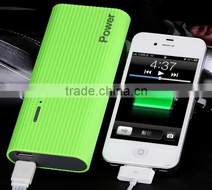 plastic led torch light portable power bank for all brands mobile phone