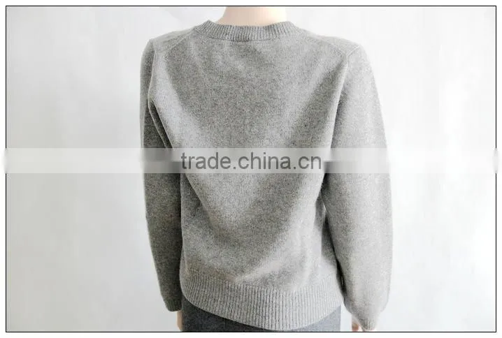 round neck cashmere cardigans