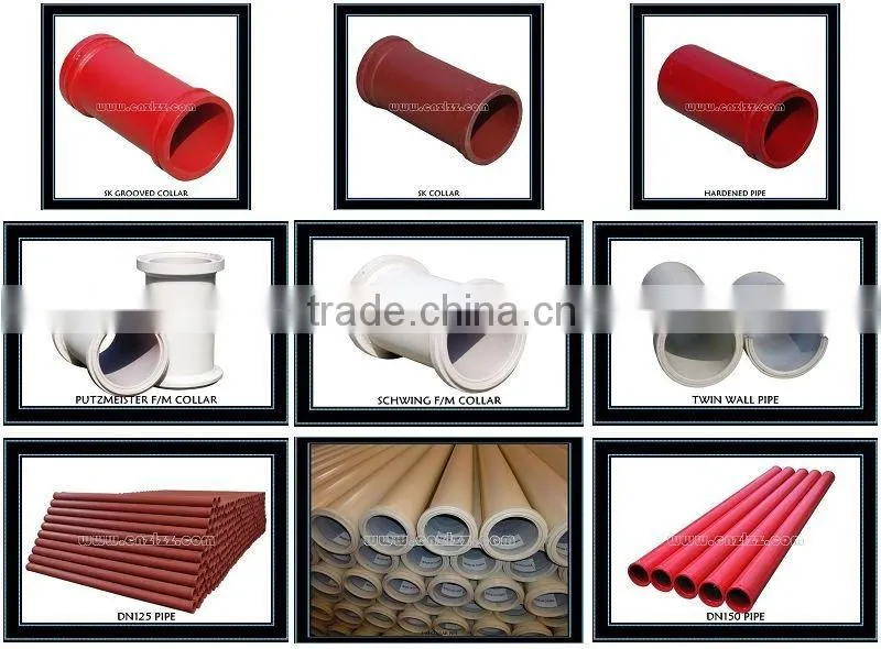 schwing DN125 F/M delivery pipe