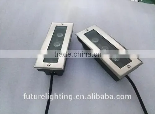 2017 square 3W led underground light IP67 landscape lamps underground led light