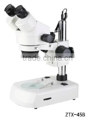 ZTX-45B Continuous Variable Times Stereoscopic Microscope