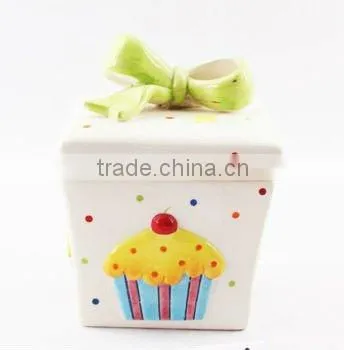 hot sales cupcake containers wholesale ceramic cupcake gift