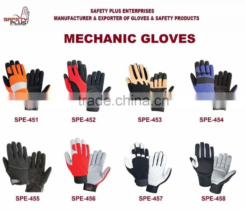 Work gloves / mechanical / leather/Safety Gloves working leather gloves