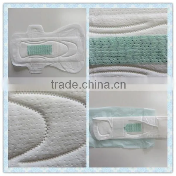 organic cotton sanitary napkin ,perforated sanitary napkin with negative