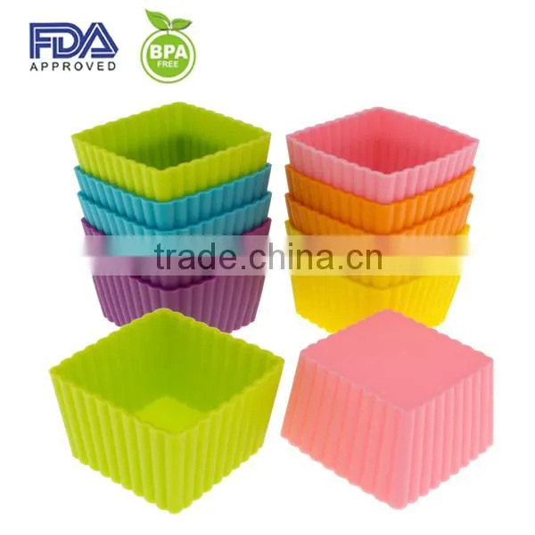 food grade silicone cup cake mould/silicone cup cake cookie cup/silicone cup cake