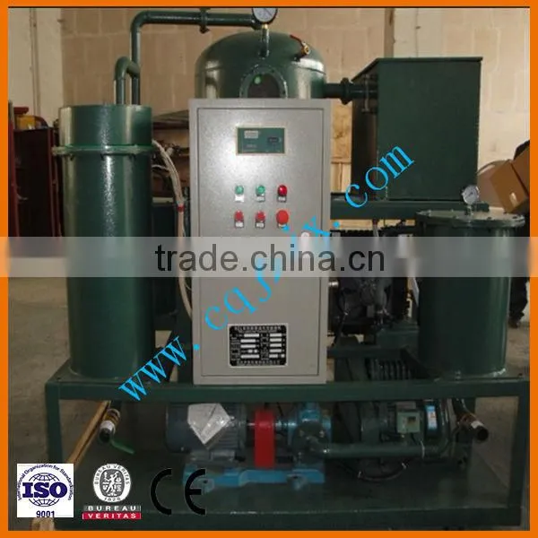 Low price industrial oil filtration ! ZLA double-stage vacuum oil decoloring