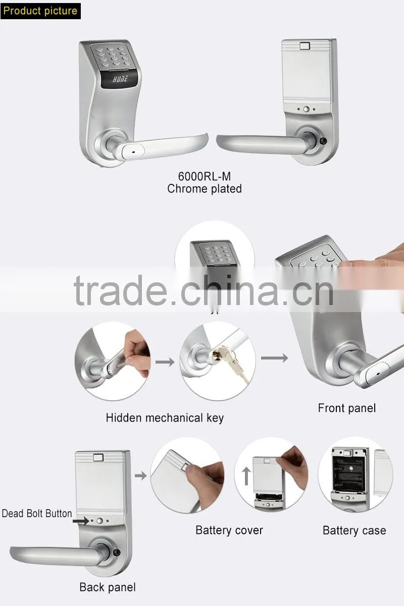 keypad door Lock Stainless steel material