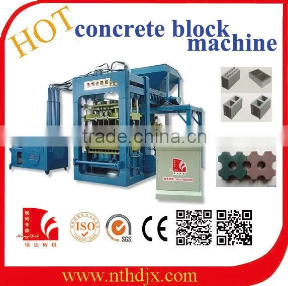 QT8-15 automatic hydraulic interlocking brick block machine in botswana