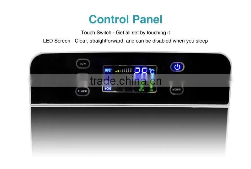 HEPA Air Purifier JO-8201 with 6-stage Purification and Dual Air Quality Sensor